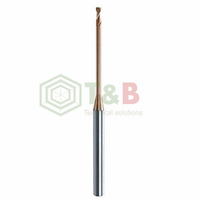 Dao Phay Phẳng 2 Me Cổ Dài D0.8 x 8 x 45L Union Tool Model HLS2008-080,,Dao phay ngón gia công sau nhiệt