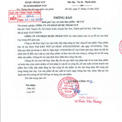 [COMBO 3] TPBVSK Vai Gáy VCP - Hỗ trợ cải thiện tình trạng đau cứng cổ, đau vùng vai gáy - Hộp 20 gói