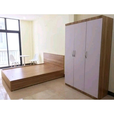 (FREE SHIP Y Hình )--COMBO Giường Tủ Quần Áo Gỗ MDF Phủ Melamine Chống Xước Lõi Mịn BỀN - RẺ - ĐẸP, Thiết Kế Hiện Đại