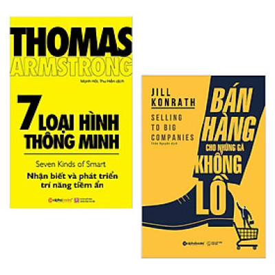 Combo Sách Kỹ Năng Làm Việc (Bộ 2 Cuốn): 7 Loại Hình Thông Minh + Bán Hàng Cho Những Gã Khổng Lồ - (Top Những Cuốn Sách Bán Chạy Nhất / Tặng Kèm Postcard Greenlife)