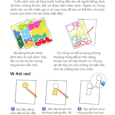 Sách - Vẽ Các Nhân Vật Bằng Khuôn Hình Sáng Tạo