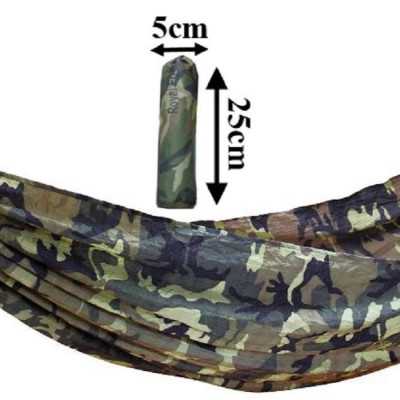 Võng Dù Họa Tiết Rằn Ri Kèm Túi Đựng