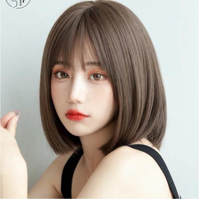 Tóc giả cúp cao cấp+ tặng lưới chùm tóc