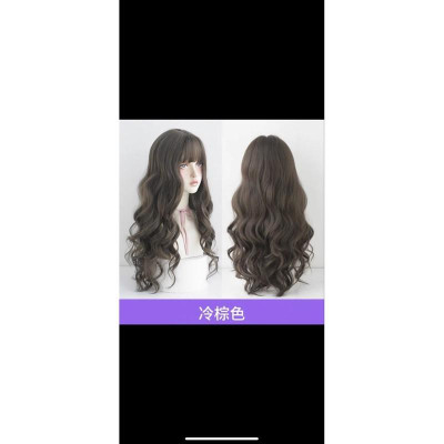 Tóc giả xoăn cao cấp+ tặng lưới chùm