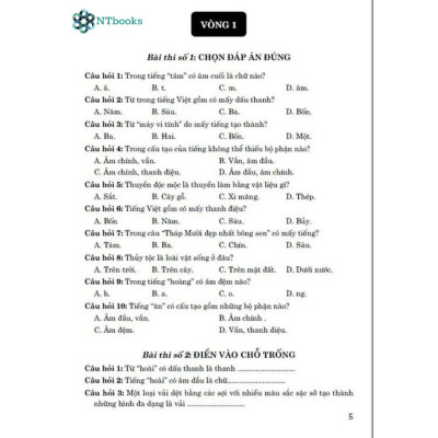 Sách Bộ Đề Luyện Thi Violympic Trạng Nguyên Tiếng Việt Trên Internet Lớp 4