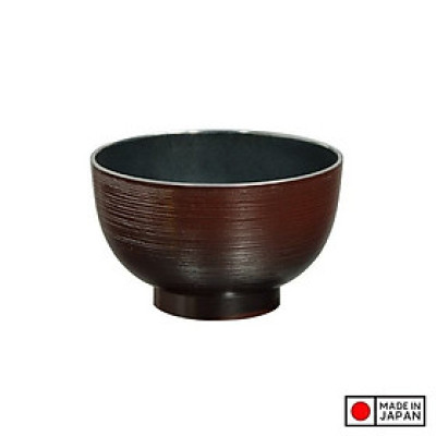 Bát nhựa tròn cao cấp Sensuji Black Ø113mm - Made in Japan