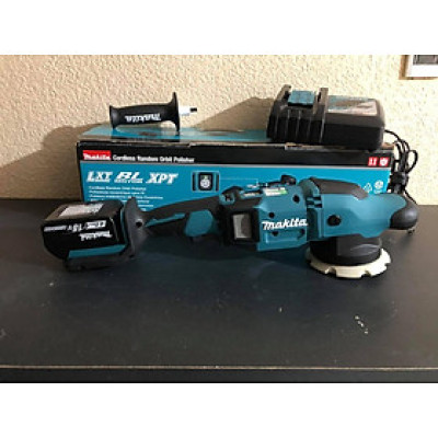 MÁY ĐÁNH BÓNG QUỸ ĐẠO TRÒN 125MM DÙNG PIN(BL)(18V) MAKITA DPO500RTE (01 SẠC NHANH 02 PIN 5.0AH) - HÀNG CHÍNH HÃNG