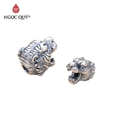 Charm bạc đầu hổ xỏ ngang - Ngọc Quý Gemstones