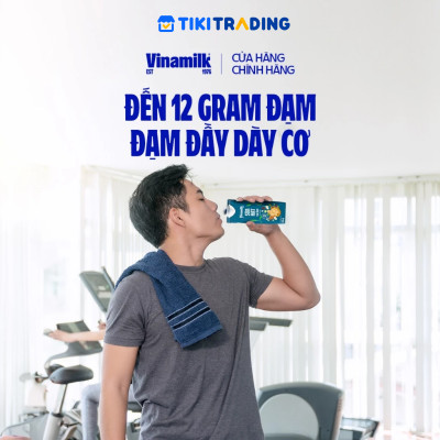 Thùng 24 hộp sữa hạt cao đạm ít đường Vinamilk 240ml