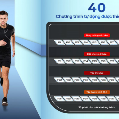 |GIÁ SỐC| Máy chạy bộ GINTELL SmarTrek Plus | Nâng dốc | Gấp gọn | BH 1 Năm