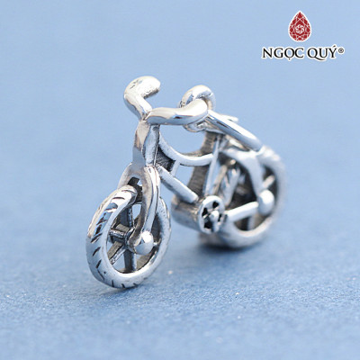Charm treo hình xe đạp xưa - Ngọc Quý gemstones