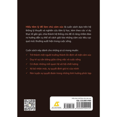 Sách - Hiểu Tâm Lý Để Làm Chủ Cảm Xúc - AZ Việt Nam