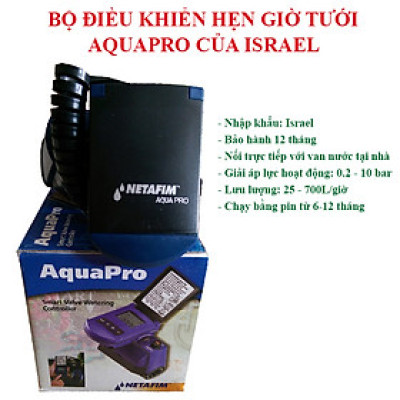 Bộ Điều Khiển Hẹn Giờ Tưới Tự Động Aquapro Sử Dụng Pin
