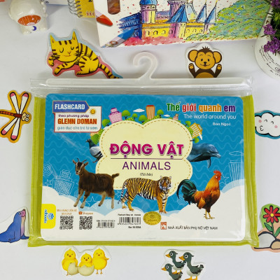 Sách - Flashcard Thế giới quanh em - Giáo dục theo phương pháp Glenn Doman
