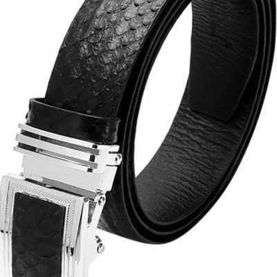 Thắt Lưng Nam Da Trăn Huy Hoàng HT4302 - Đen