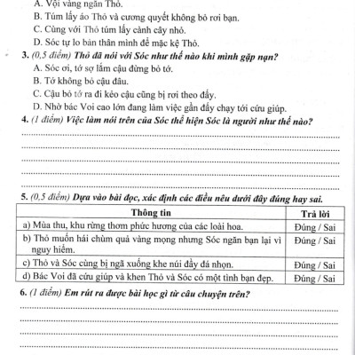 Bộ Đề Kiểm Tra Môn Tiếng Việt Lớp 4 - Tập 1 (Dùng Kèm SGK Kết Nối Tri Thức Với Cuộc Sống)_HA