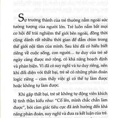 Dạy Con Không Sợ Thất Bại