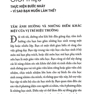 Sách - Phát Triển Sự Nghiệp Giáo Dục - Cẩm Nang Dành Cho Giáo Viên Quản Lí Cấp Trung Và Lãnh Đạo Trường Học