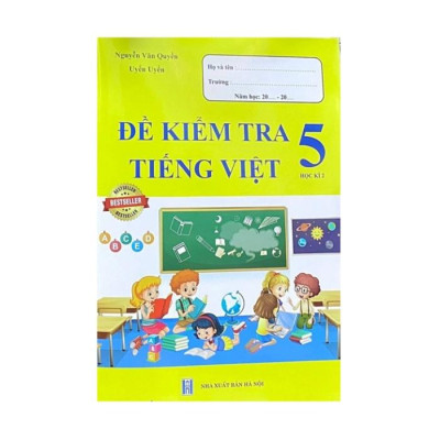 Sách - Đề kiểm tra toán + tiếng việt 5 học kì 2