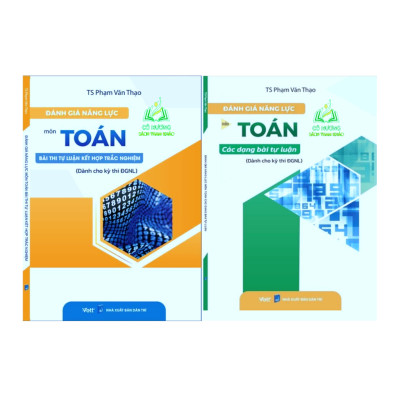 Sách - Đánh giá năng lực môn Toán bài thi tự luận kết hợp trắc nghiệm