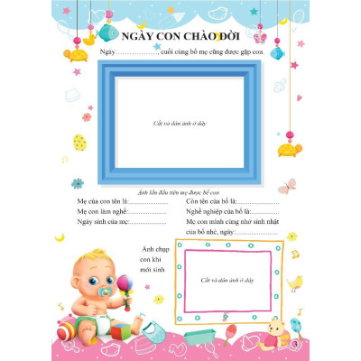 Sách - Nhật Ký 5 Năm Đầu Đời Của Bé - Bìa Cứng - Minh Thắng