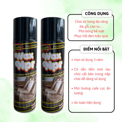 Wax Care Đánh Bóng NộiThất XeeHơi – Làm Mới Nhựa & Đồ Da, Công Nghệ Mới , đèn ốp trần