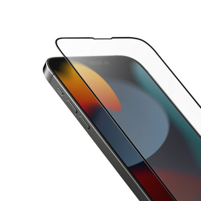 Kính Cường Lực Nhám Kèm Khung Dán Cho iPhone 16 Pro Max / 16 Pro / 16 Plus / 16, UNIQ OPTIX MATTE, Chống Chói, Chống Vân Tay_ Hàng chính hãng