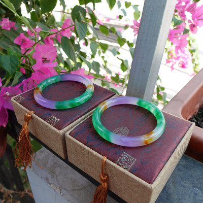 Vòng tay Nữ đá thạch anh 3 màu - T08