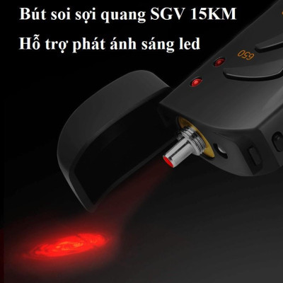 Bút dò lỗi sợi quang SGV 15km sử dụng pin sạc mẫu mới 2024