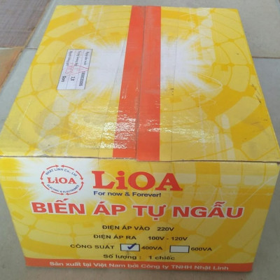 Bộ đổi nguồn 220v sang 100v - 120v lioa 400va