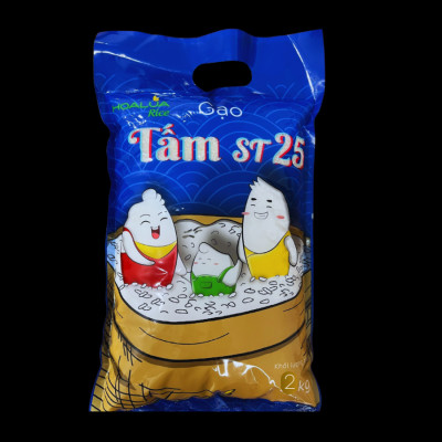 [Mua 1 Tặng 1] Mua 1 túi Gạo ST25 Lúa Tôm túi 5kg - Tặng 1 túi Tấm ST25 2kg (Tổng 7kg)