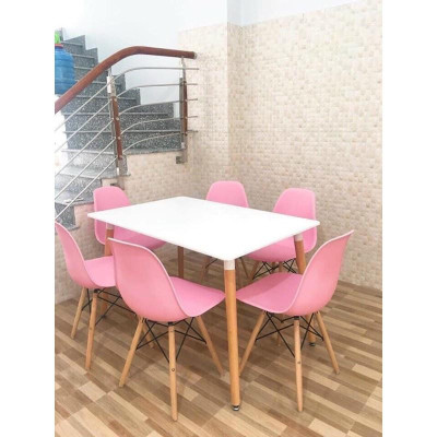 ( Chất Lượng ) Bộ bàn ăn 4 ghế eames