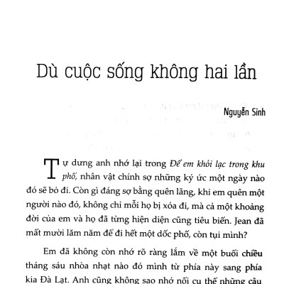 Và Khi Lạc Lối - Những Điều Tốt Đẹp Đang Có Cả Trên Đời (ĐT)