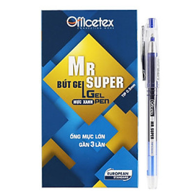 Combo 2 Bút gel Officetex OT-GP0025BU 