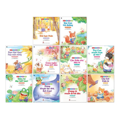 Sách - Bộ Dạy Bé Học Nói - Combo 10 Cuốn - NXB Kim Đồng