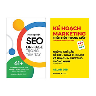 Combo SEO On Page + Kế Hoạch Marketing Trên Một - Trang - Giấy 