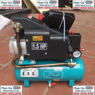 [chính hãƞg] Máy Nén Khí Có Dầu Liền Trục 1.5HP Romano 12L, 100% Dây đồng, Bảo hành 1 năm
