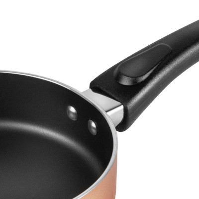 Bộ nồi chảo chống dính Baby Elmich EL-1167 EL1168OL, Hàng chính hãng, đáy từ size 16cm, sử dụng được mọi loại bếp - JoyMall