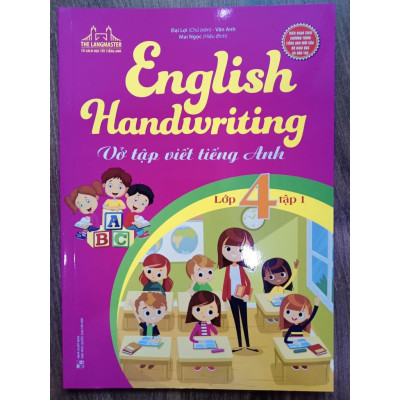 Sách - English Handwriting - Vở tập viết tiếng anh lớp 4 tập 1