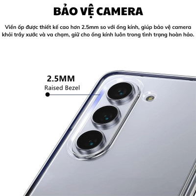 Ốp lưng trong suốt siêu mỏng chống ố vàng cho Samsung Galaxy  Z Fold 7 / Z Fold 6 5G Likgus Penone bảo vệ 360 độ màn phụ và mặt lưng (Tặng bút cảm ứng) - Hàng nhập khẩu