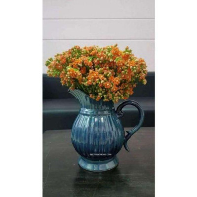 Bình hoa dáng bình sữa men hoả biến