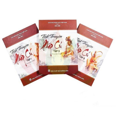 Sách - Tích Truyện Pháp Cú - Trọn Bộ 3 Tập - Tổ In Ấn Kinh Phật