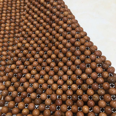 Lót Ghế Xe Ô Tô Hạt Gỗ Hương ( hình thật - hàng kỹ )