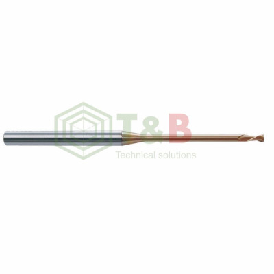 Dao Phay Phẳng 2 Me Cổ Dài D0.8 x 4 x 45L Union Tool Model HLS2008-040,,Dao phay ngón gia công sau nhiệt