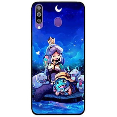 Ốp lưng dành cho Samsung M30 - M30s - M31 mẫu Cô Gái Và Hải Cẩu