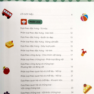 Thiên Tài Toán Học (5-6 Tuổi) - Phát Triển Tư Duy Phân Loại Sắp Xếp