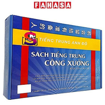 Sách - Boxset Sách Tiếng Trung Công Xưởng - Bộ Quyển 4 Cao Cấp
