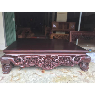 Sập Nằm Ngũ Phúc Gỗ Gụ