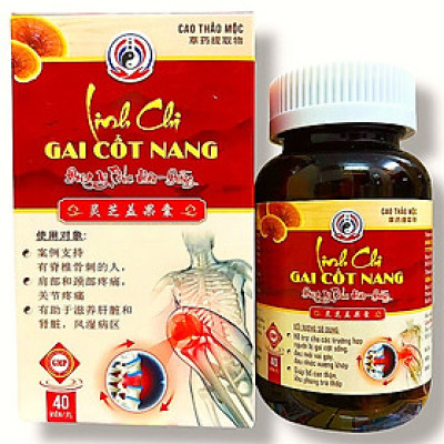 Viên uống đau nhức xương khớp, tê bì chân tay Cao thảo mộc Linh chi gai cốt nang - Mã số 1301