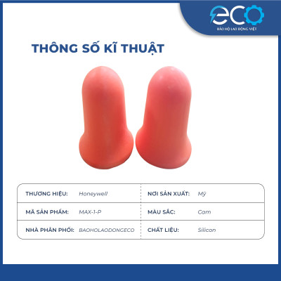Nút tai chống ồn cao cấp Honeywell Max 1 - Nút bịt tai chống ồn khi đi ngủ, ôn thi, đi máy bay, công trình, xưởng in